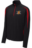 Red Raiders Hockey New Logo* Stretch 1/2-Zip Colorblock Pullover