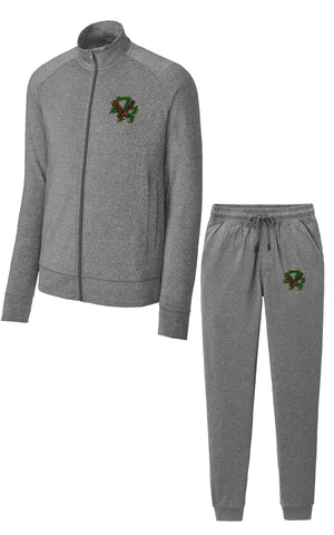 Copy of Dighton-Rehoboth Sport-Wick Stretch Jogger Set - Heather Gray