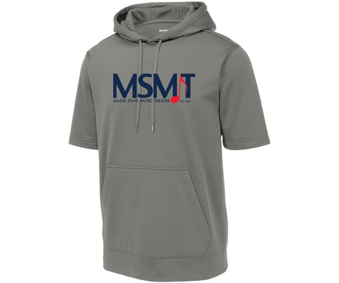Maine State Music Theatre Dri-Fit Fleece Short Sleeve Hooded Pullover