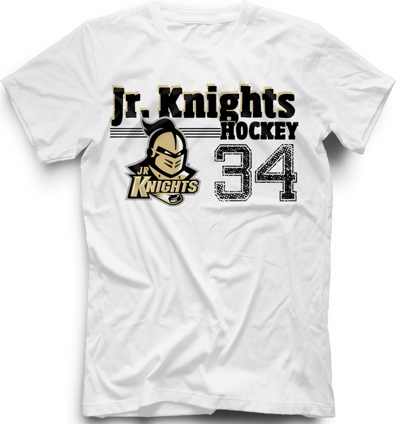Jr. Knights Old Time T-shirt with Player Number