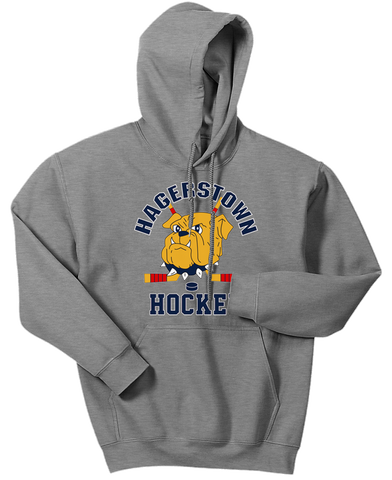 Hagerstown Bulldogs Hockey Printed Logo Hoodie