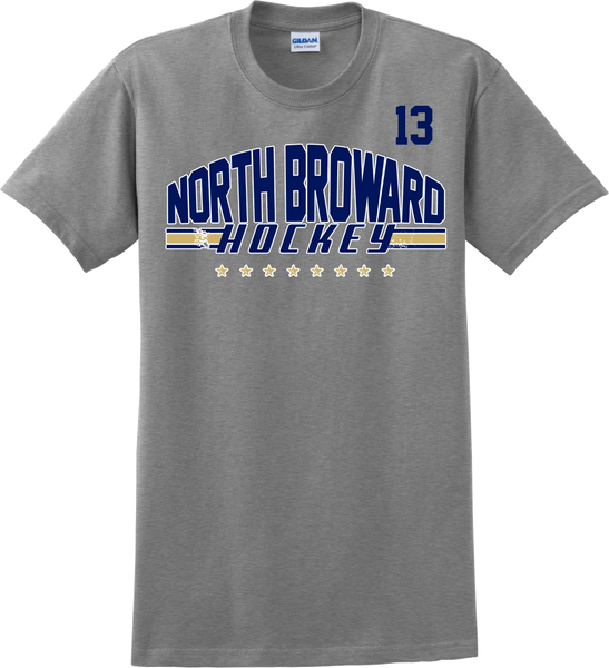 North Broward Hockey Arch T-shirt with Player Number