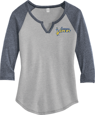 Sarasota Vipers Baseball 3/4 Sleeve Split Shirt