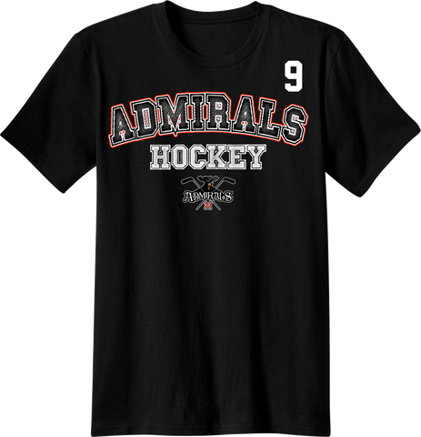 Admirals Hockey Accelerator T-shirt with Player Number