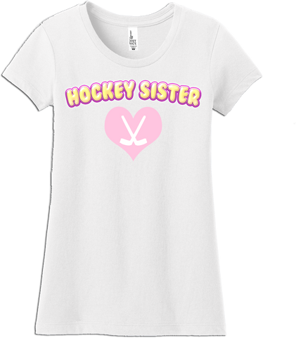 Hockey Sister Heart Tee