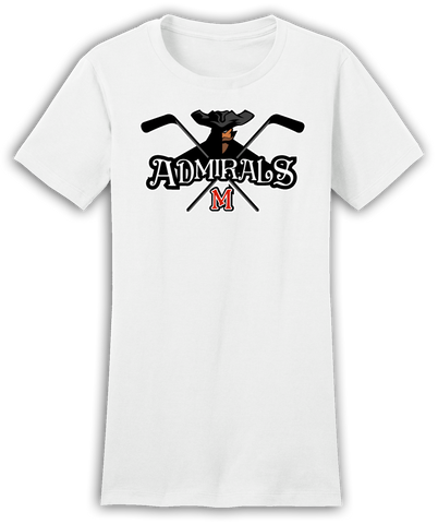 Admirals Hockey Logo Juniors Tee