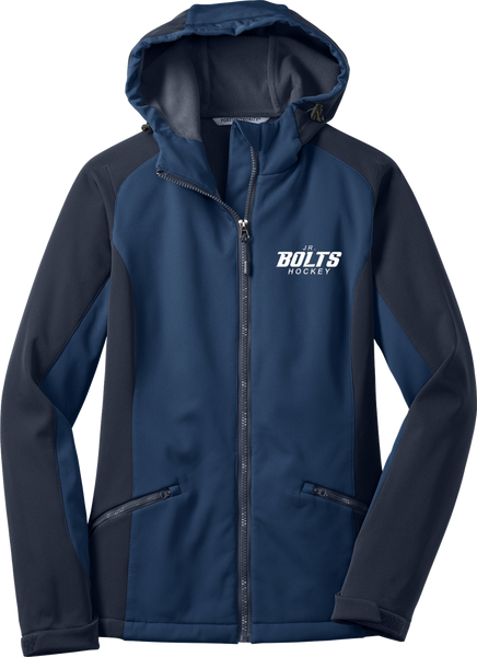 Jr. Bolts Ladies Gradient Hooded Soft Shell Jacket