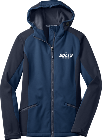Jr. Bolts Ladies Gradient Hooded Soft Shell Jacket