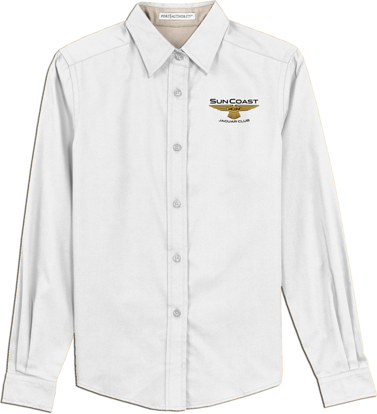 Sun Coast Jaguar Club Ladies Easy Care Long Sleeve Shirt