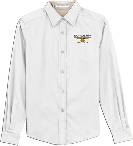 Sun Coast Jaguar Club Ladies Easy Care Long Sleeve Shirt