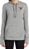 Lake Crew Embroidered Ladies PosiCharge Tri-Blend Wicking Fleece Hooded Pullover
