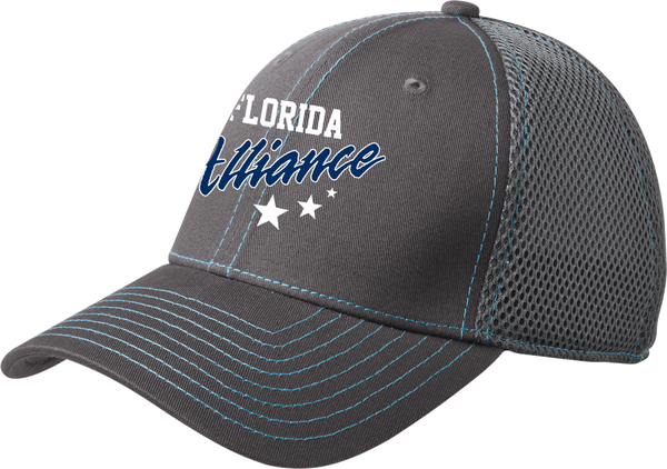 Florida Alliance Hockey Mesh Contrast Stitch Cap