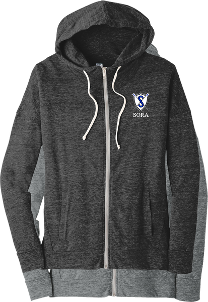 South Orlando Rowing Association Eco-Jersey Cool-Down Lightweight Zip Hoodie