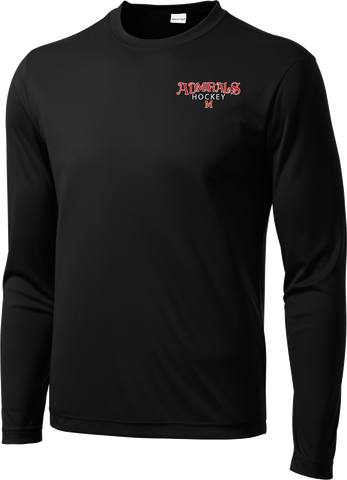 Admirals Hockey Long Sleeve Dri-Fit Tee with Player Number