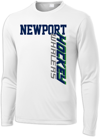 Newport Whalers Hockey Off Sides Long Sleeve Dri-Fit Tee