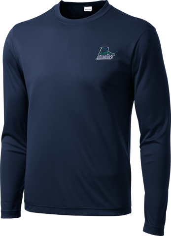 Jr. Everblades Long Sleeve Dri-Fit Tee with Player Number