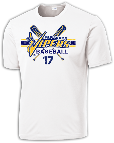 Vipers Baseball BatBoy Dri-Fit T-Shirt w/ Player Number