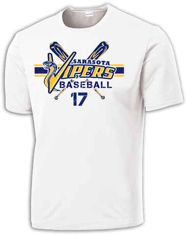 Vipers Baseball BatBoy Dri-Fit T-Shirt w/ Player Number