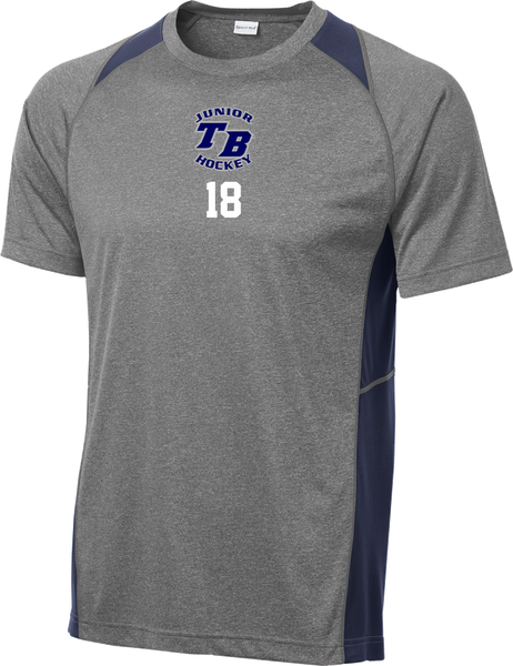Tampa Bay Juniors Heather Colorblock Contender Tee w/ Player Number