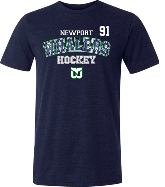 Newport Whalers Hockey Accelerator Triblend T-Shirt