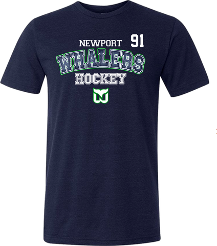 Newport Whalers Hockey Accelerator Triblend T-Shirt
