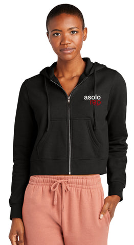 Asolo Rep Cropped Zip Hoodie