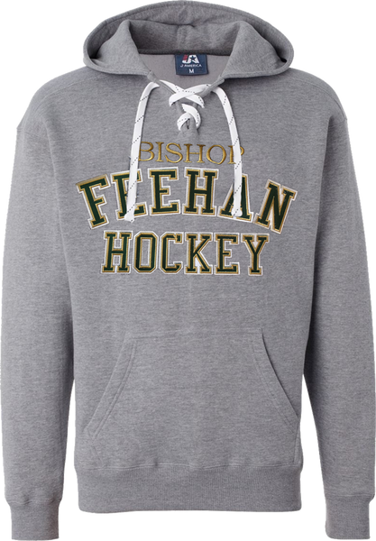 Bishop Feehan Hockey Lace Hoodie w/ Player Number