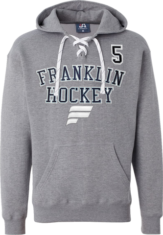 Franklin Flyers Hockey Lace Hoodie w/ Player Number