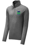 Newport Whalers Hockey PosiCharge Tri-Blend Wicking 1/4-Zip Pullover