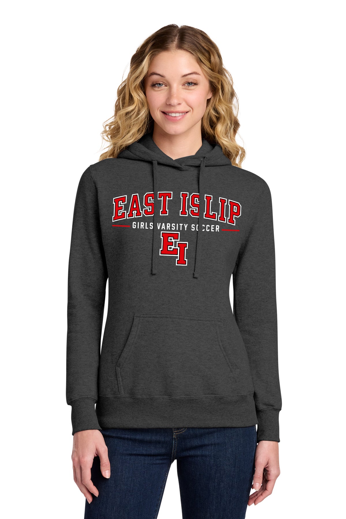 East Islip Girls Soccer Women's Fleece Pullover Hooded Sweatshirt
