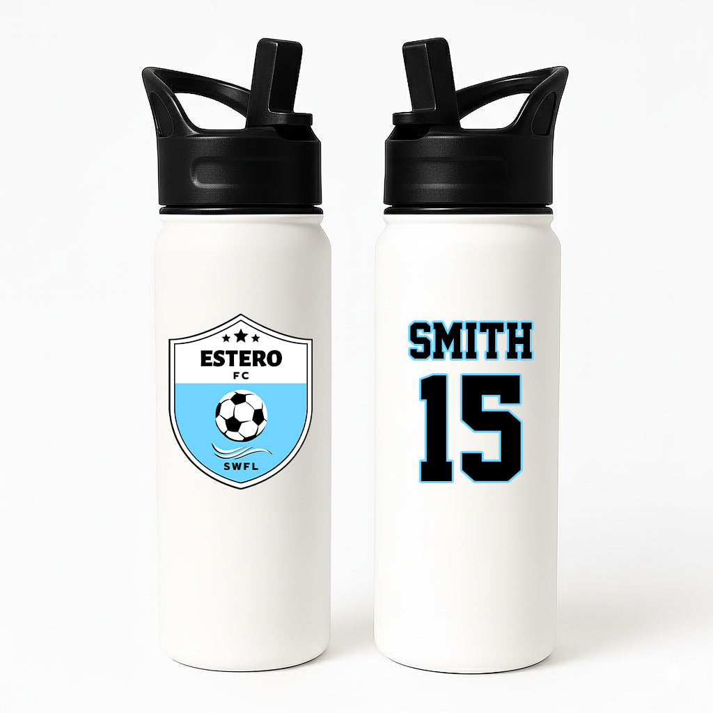 Estero Barca FC Stainless Steel Sports Water Bottle