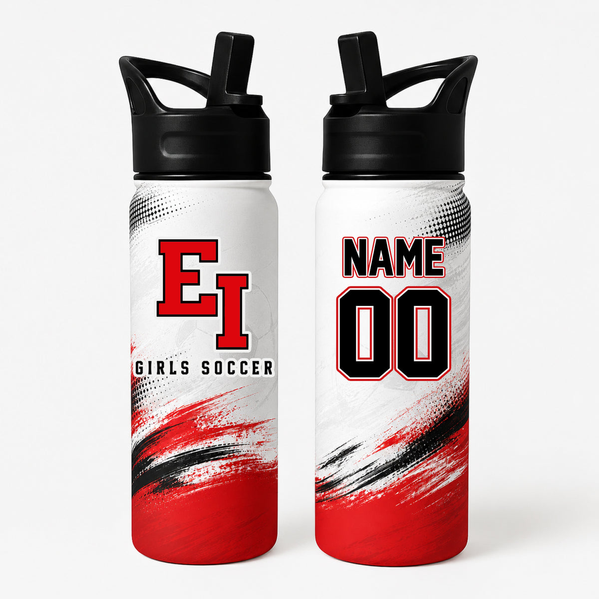 East Islip Girls Soccer Stainless Steel Sports Water Bottle