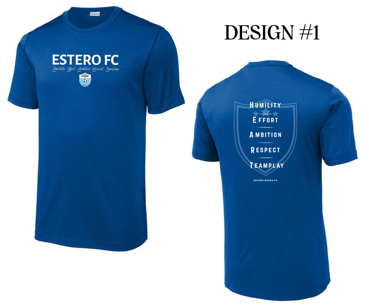 Estero Barca FC H.E.A.R.T. Sport-Tek Posi-UV Pro Tee