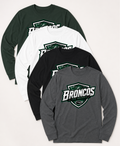 Broncos Ice Hockey Heavy Cotton Long Sleeve Tee