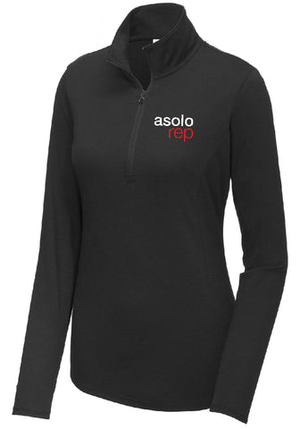 Asolo PosiCharge Ladies Tri-Blend Wicking 1/4-Zip Pullover