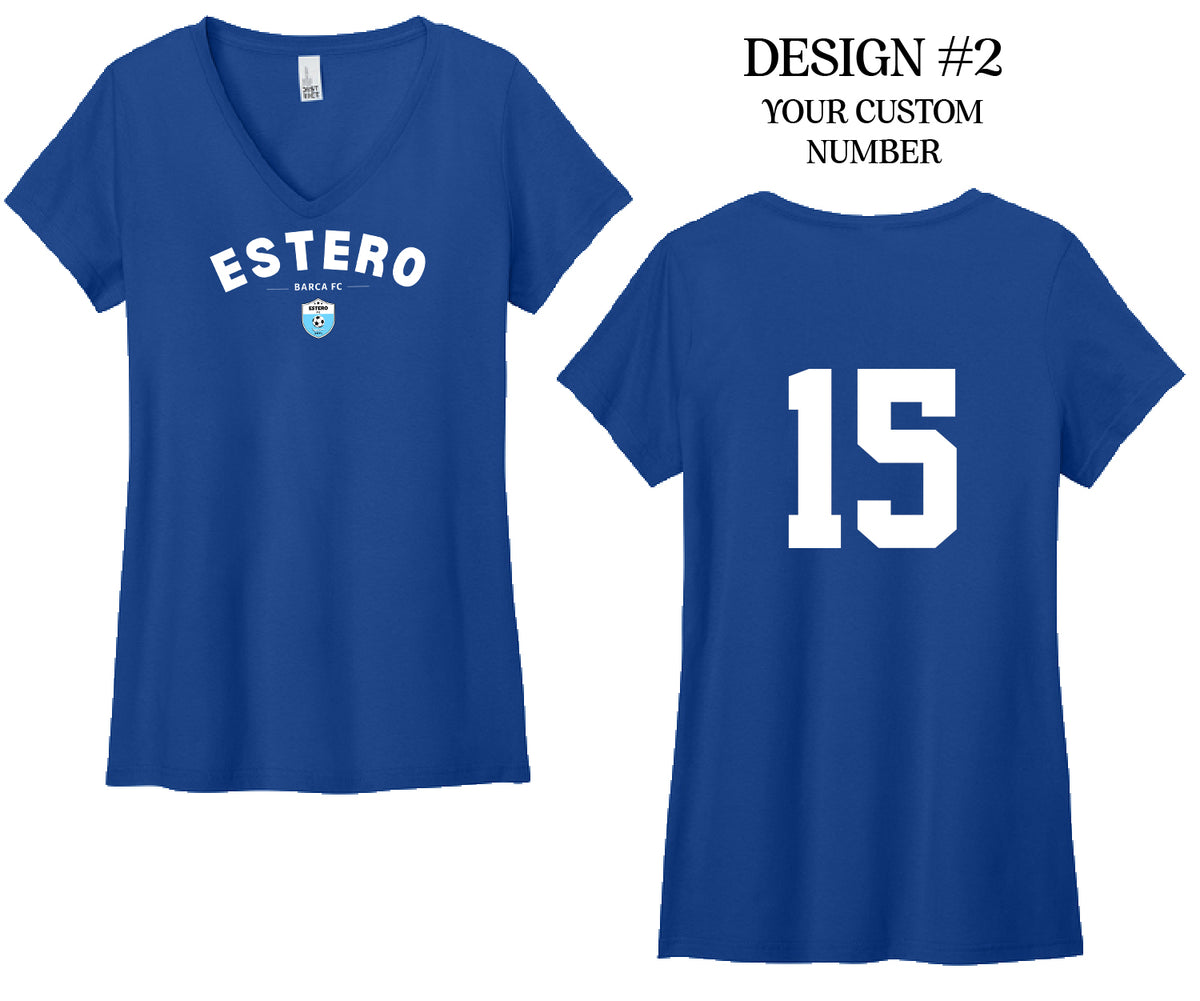 Estero Barca FC H.E.A.R.T. District V-Neck Tee
