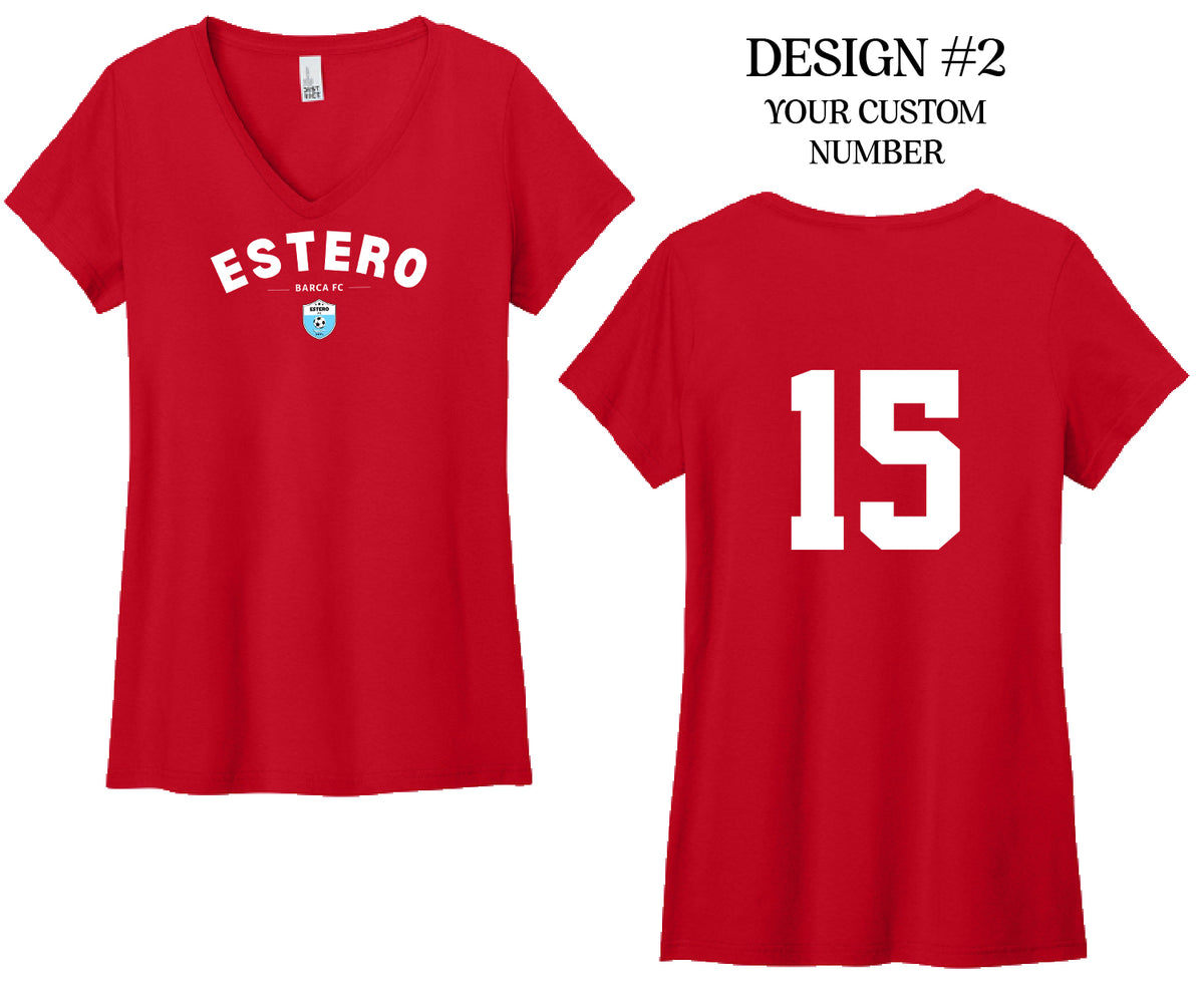 Estero Barca FC H.E.A.R.T. District V-Neck Tee
