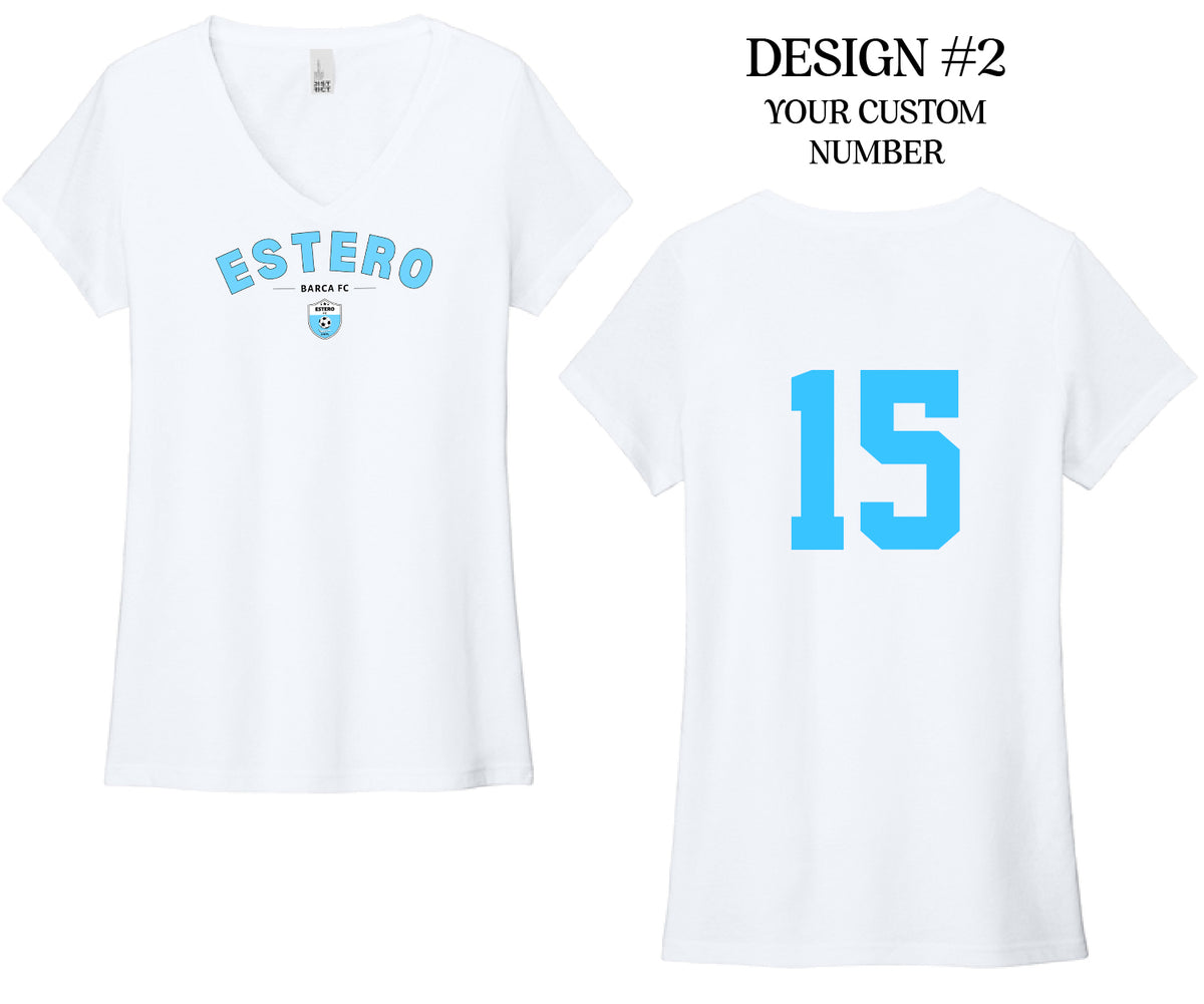 Estero Barca FC H.E.A.R.T. District V-Neck Tee