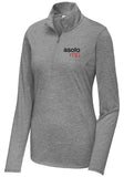 Asolo PosiCharge Ladies Tri-Blend Wicking 1/4-Zip Pullover