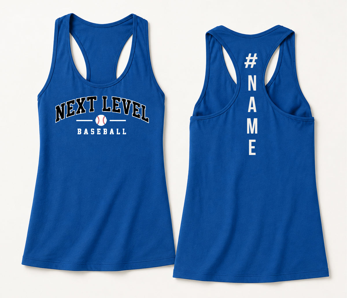 Next Level Baseball Women's Bella Scoop Racerback Tank