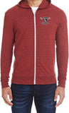 Lake Crew Triblend Full-Zip Lightweight Hoodie