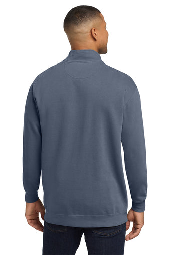 Newport Whalers Hockey Comfort Colors Ringspun 1/4 Zip Sweatshirt