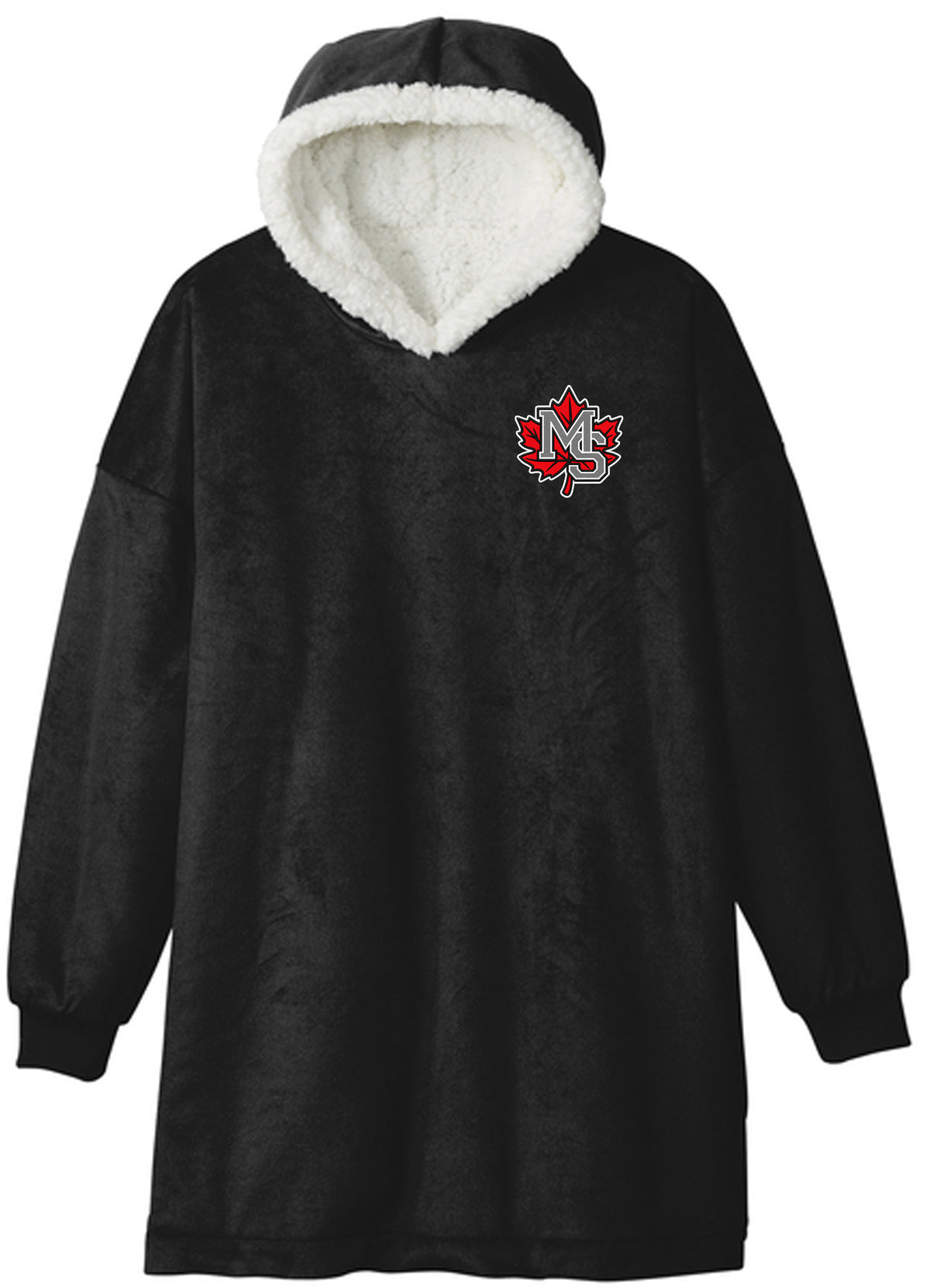 Maple Shade Street Hockey Embroidered Wearable Blanket