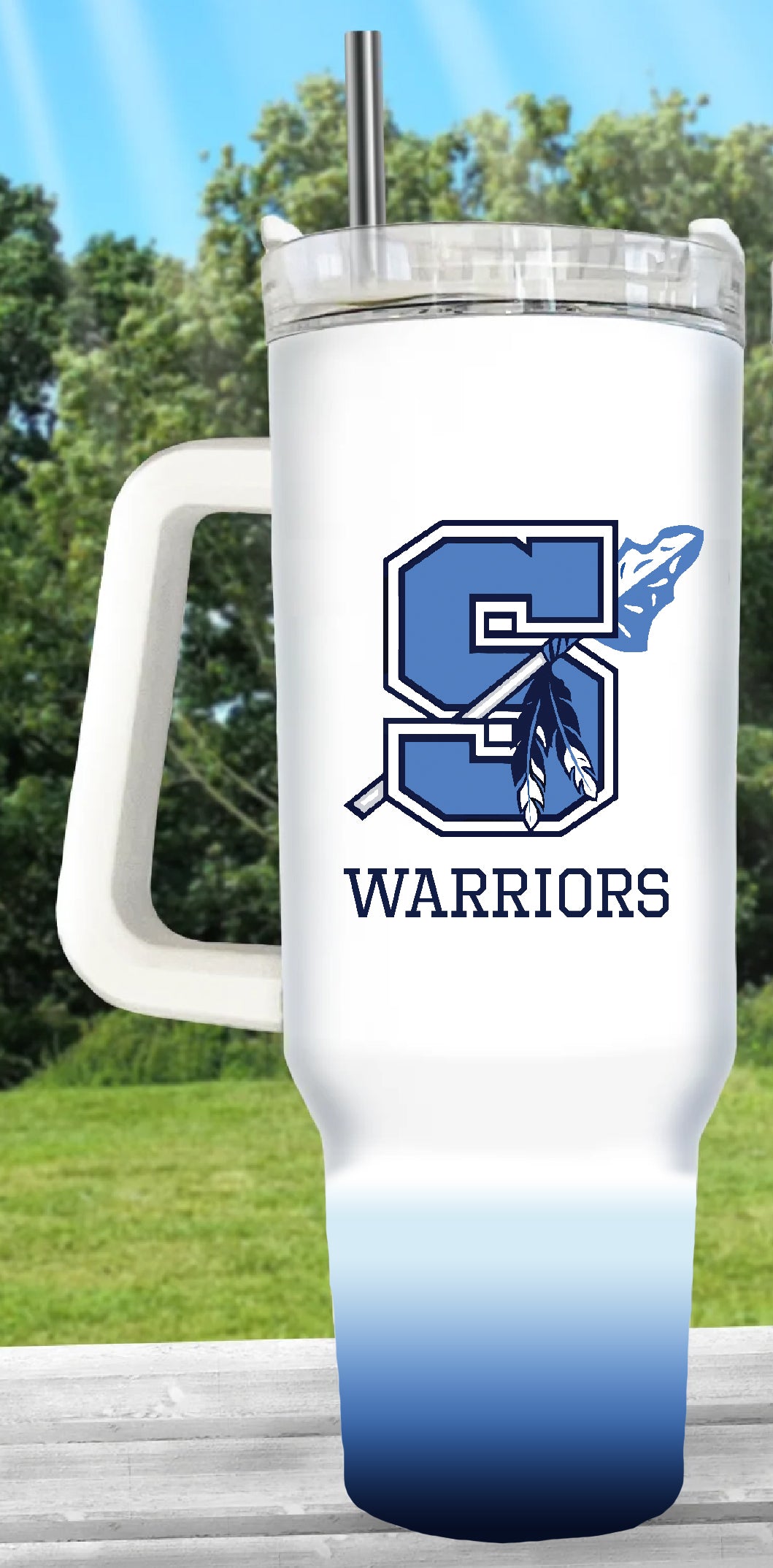 Seekonk Football 40oz Sublimated Tumbler