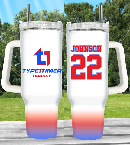 Type 1 Timer 40oz Tumbler