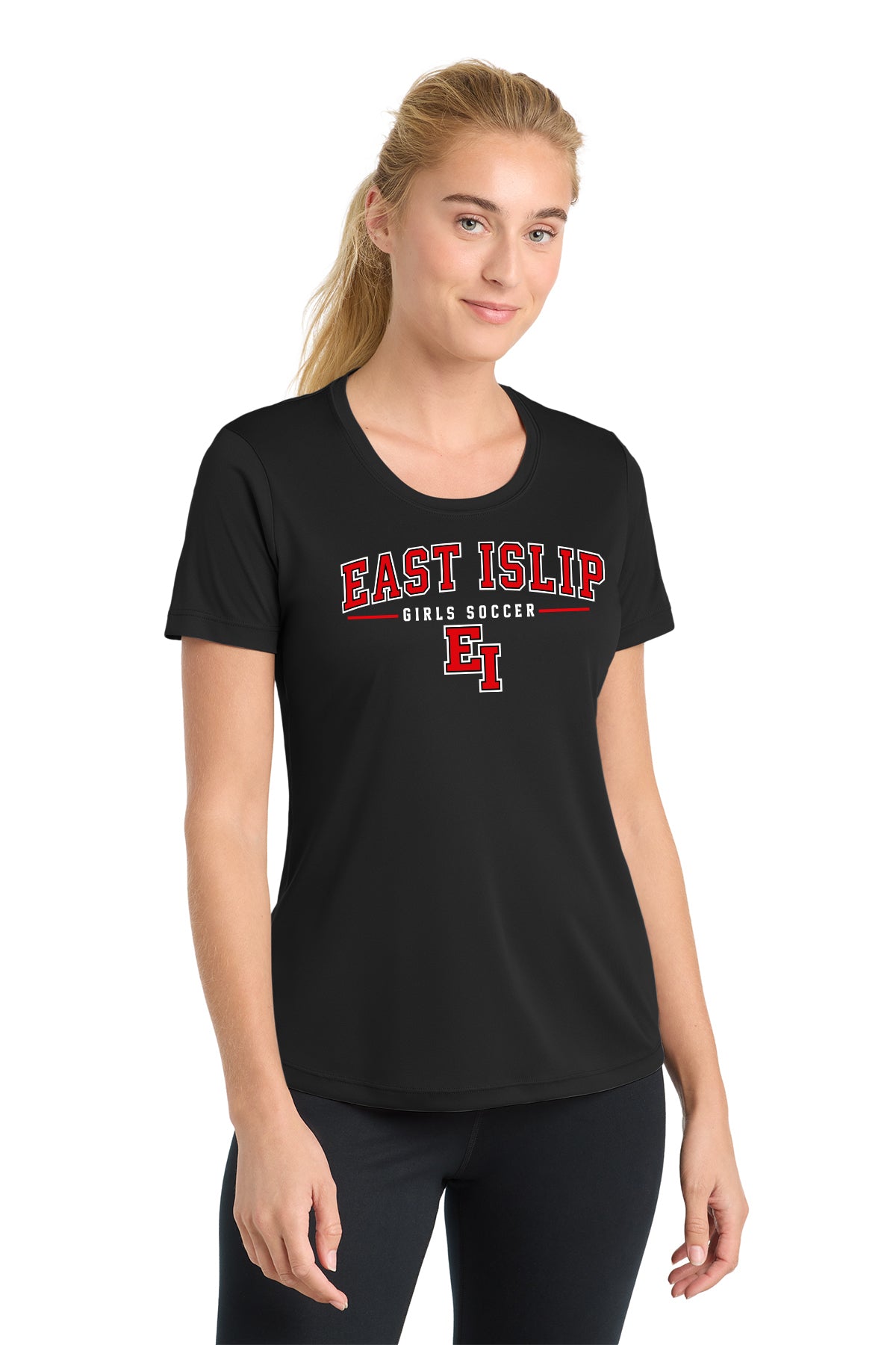 East Islip Girls Soccer Performance Short Sleeve Tee