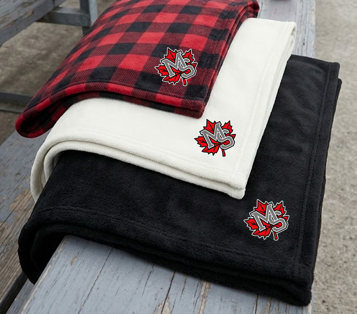 Maple Shade Street Hockey Ultra Plush Blanket