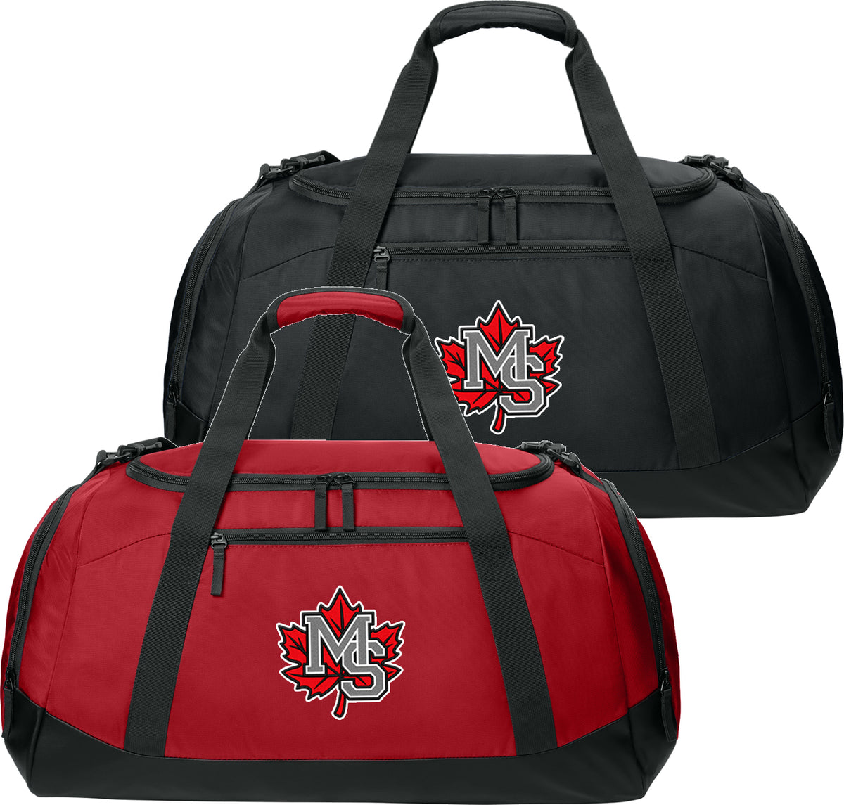Maple Shade Street Hockey Embroidered Large Duffel