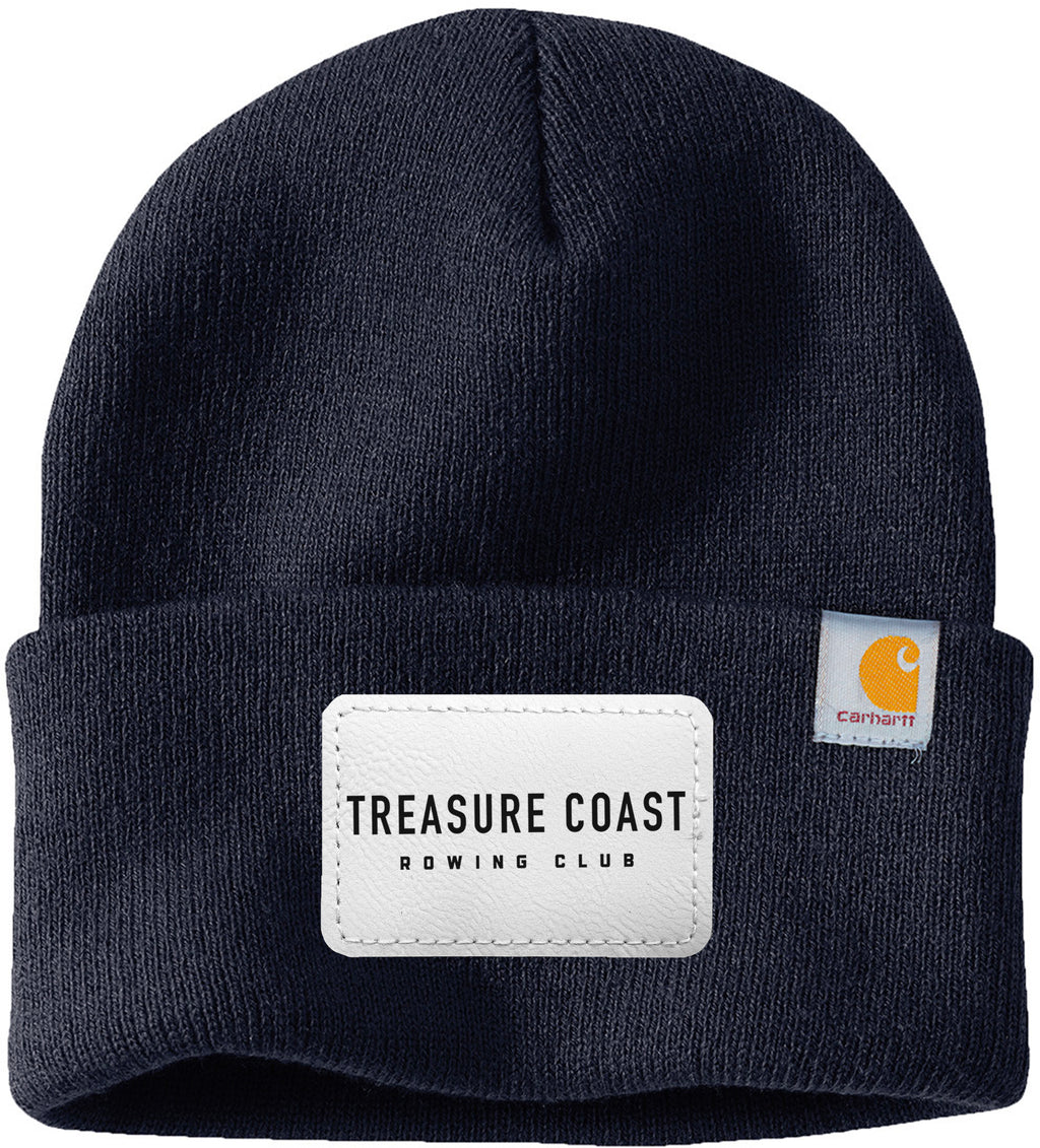 Treasure Coast Rowing Club Leather Patch Carhartt Watch Beanie (Copy)
