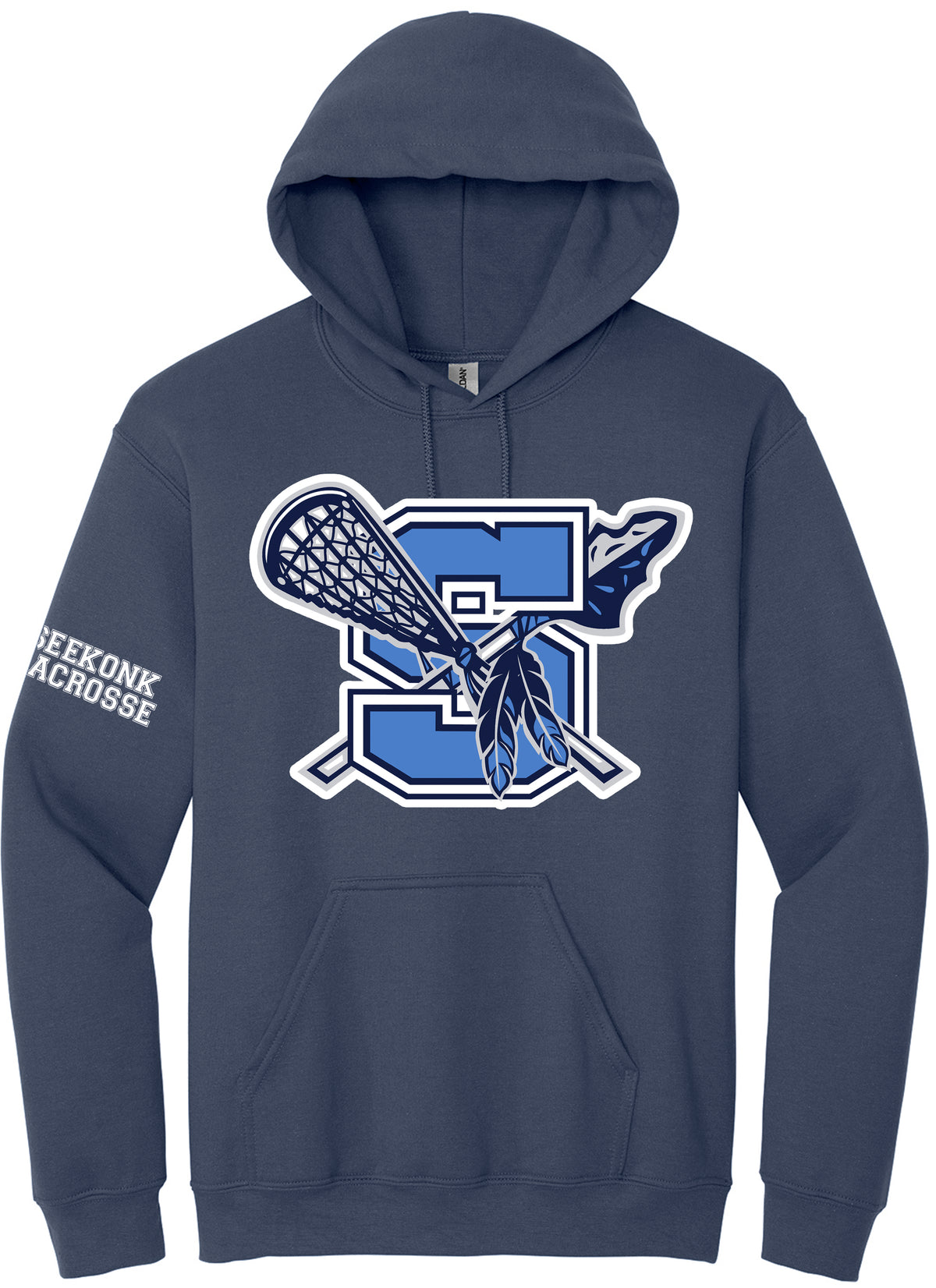Seekonk Warriors Lacrosse Hooded Sweatshirt